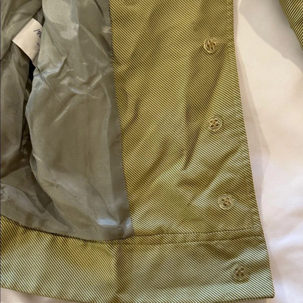 Carolina Herrera Light Olive Jacket 8 - Picture 5 of 8